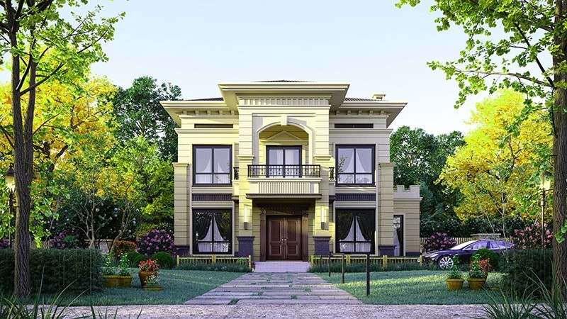 平顶山中式合院住宅，开放庭院与邻里乡亲更亲近